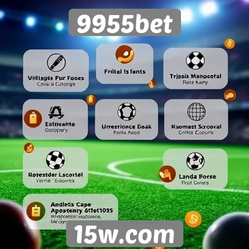 Principais recursos disponíveis no site 9955bet